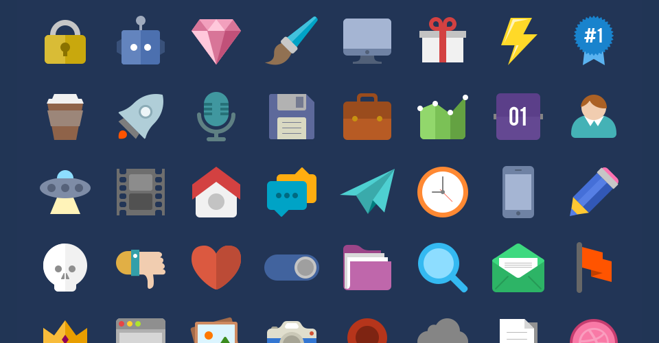 Graphic - Flat Vector Icons