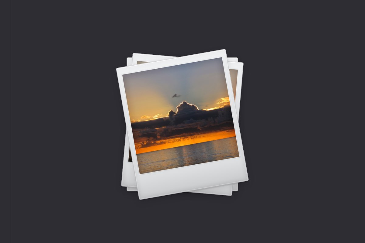 Create a Photo Stack Icon